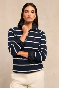 Holland Cooper Kingham Quarter Zip Neck Sweat<Women Sweatshirts