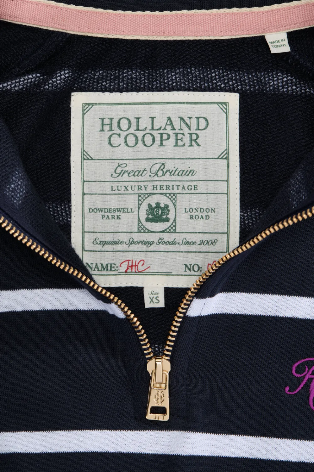 Holland Cooper Kingham Quarter Zip Neck Sweat<Women Sweatshirts