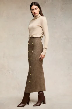 Holland Cooper Knightsbridge Maxi Skirt<Women Skirts|Tailoring