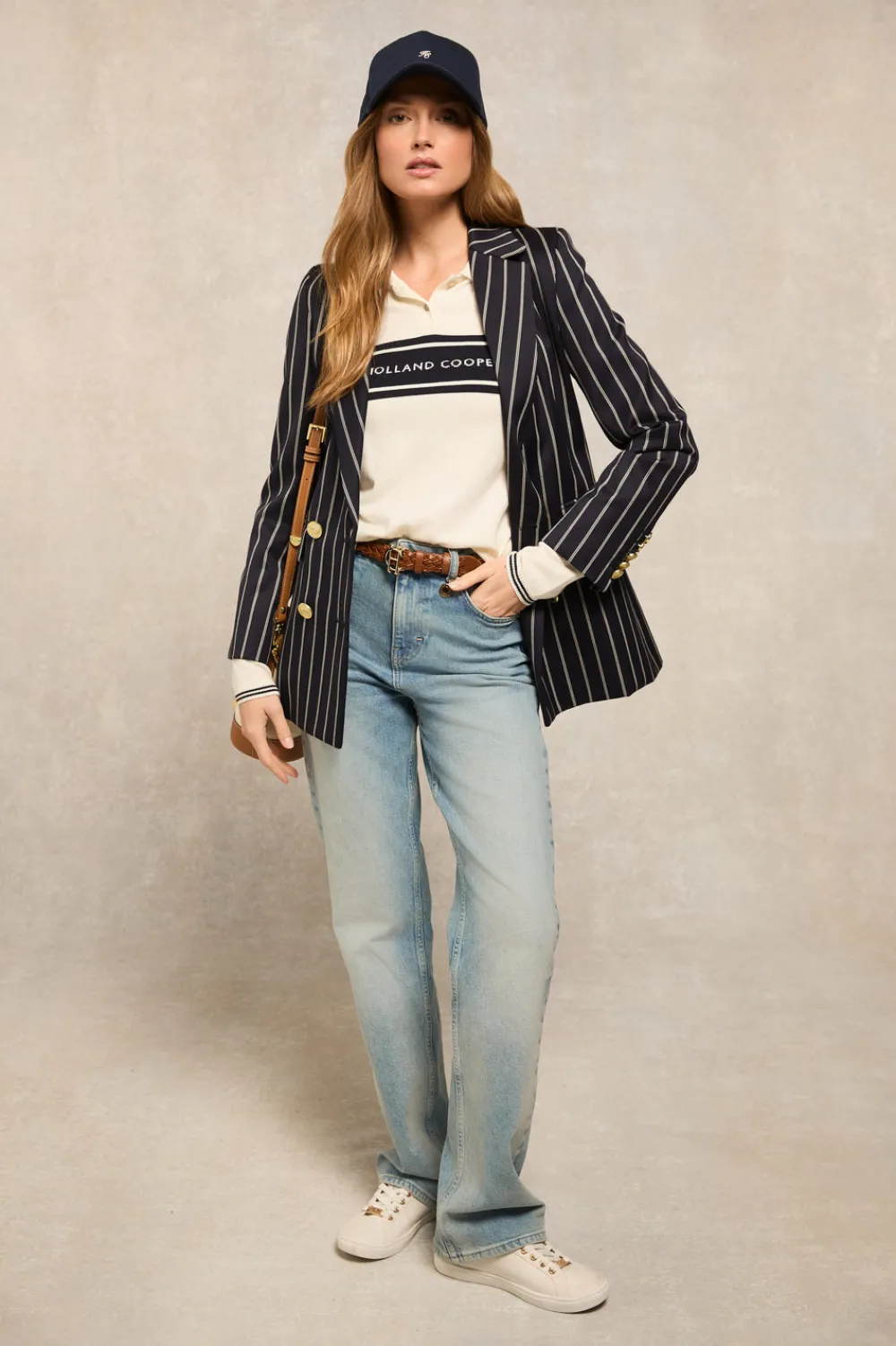 Holland Cooper Layla Long Sleeve Knitted Polo<Women Polo Shirts|Tops