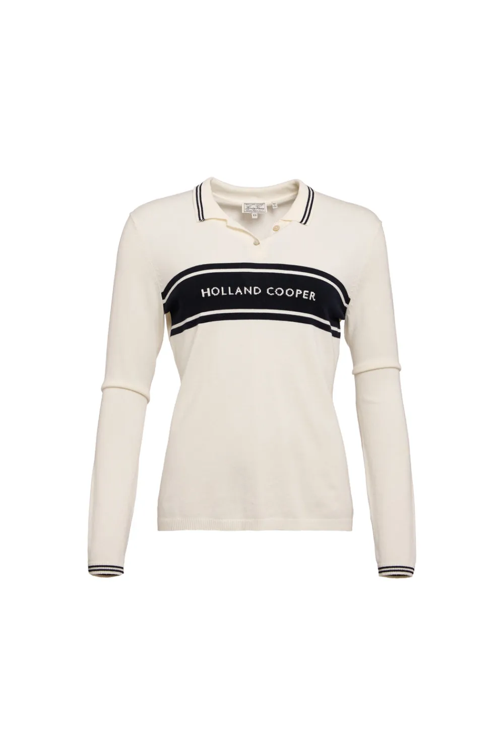 Holland Cooper Layla Long Sleeve Knitted Polo<Women Polo Shirts|Tops