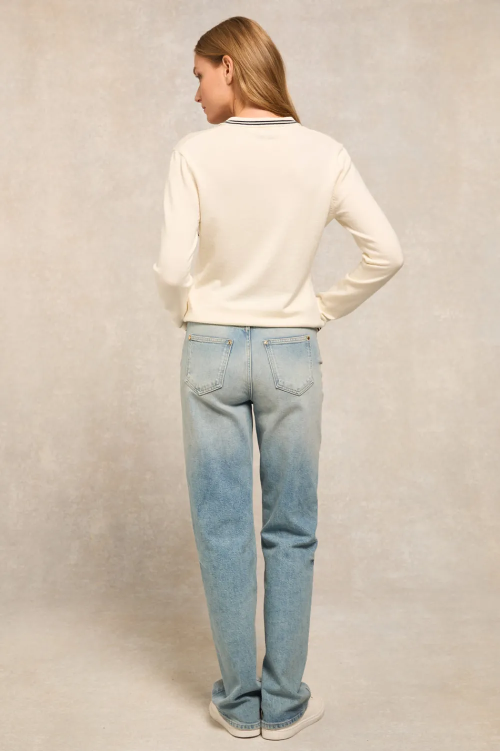 Holland Cooper Layla Long Sleeve Knitted Polo<Women Polo Shirts|Tops