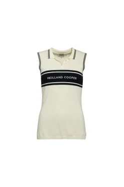 Holland Cooper Layla Sleeveless Knitted Polo<Women Polo Shirts|Tops