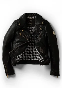 Holland Cooper Leather Biker Jacket<Women Jackets