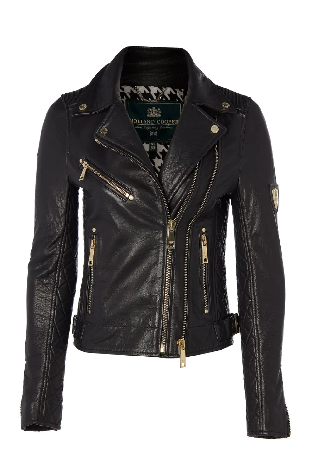 Holland Cooper Leather Biker Jacket<Women Jackets