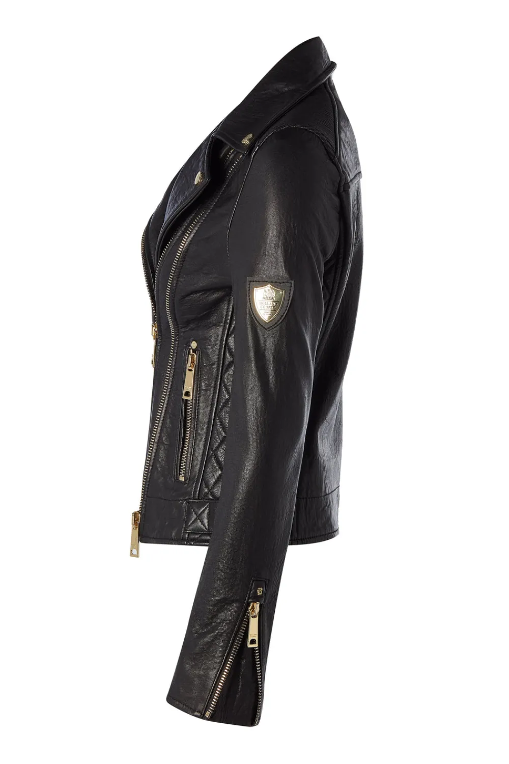 Holland Cooper Leather Biker Jacket<Women Jackets