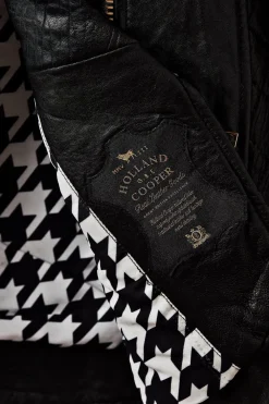 Holland Cooper Leather Biker Jacket<Women Jackets