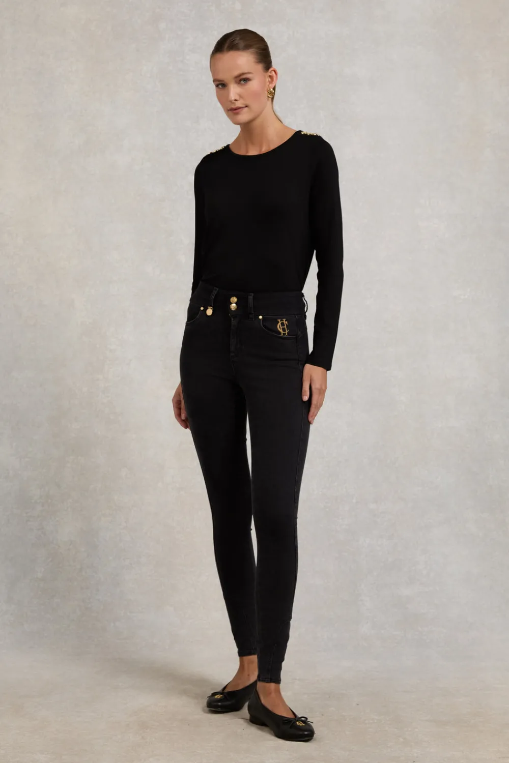 Holland Cooper Long Sleeve Crew Neck Tee<Women Tees|Tops