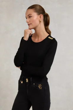 Holland Cooper Long Sleeve Crew Neck Tee<Women Tees|Tops