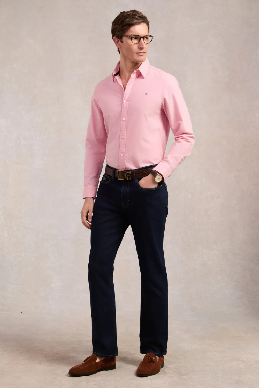 Holland Cooper Men's Classic Oxford Shirt< Shirts