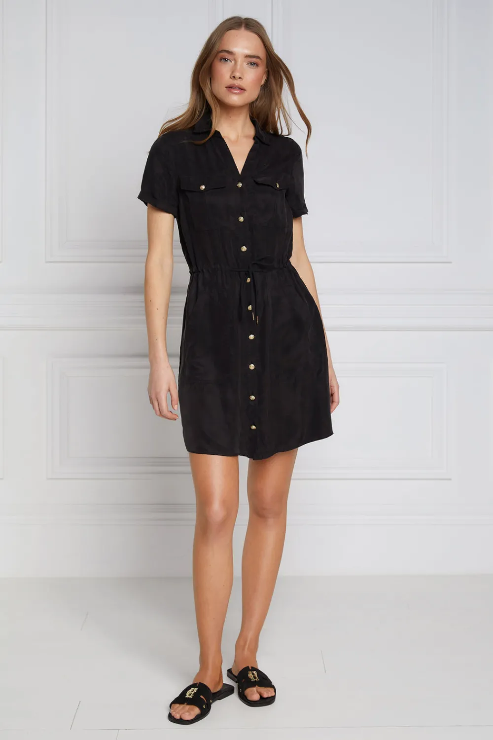 Holland Cooper Military Shirt Dress<Women Dresses