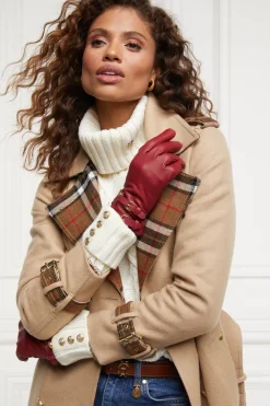 Holland Cooper Monogram Leather Gloves<Women Gloves|Gloves