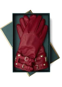 Holland Cooper Monogram Leather Gloves<Women Gloves|Gloves