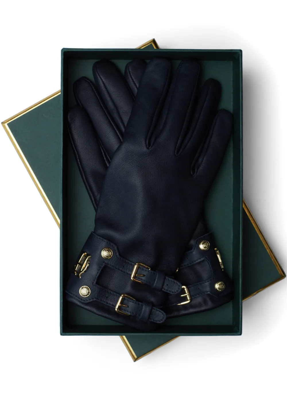 Holland Cooper Monogram Leather Gloves<Women Gloves|Gloves