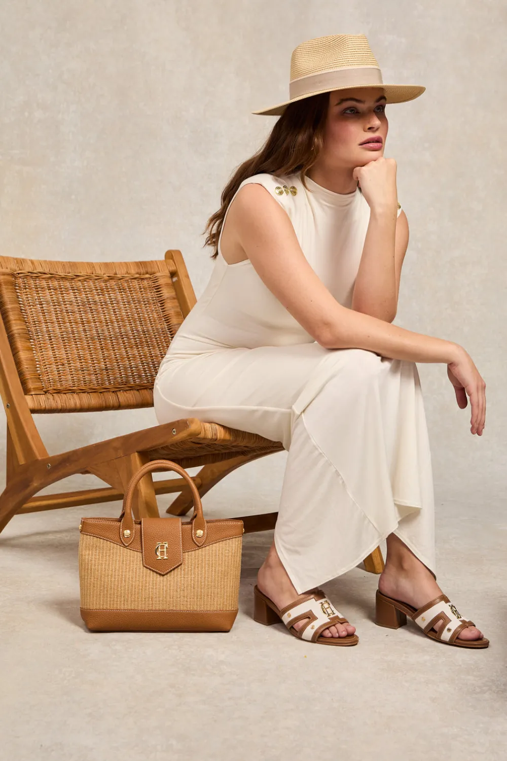 Holland Cooper Monogram Mule<Women Heels|Sandals & Slides