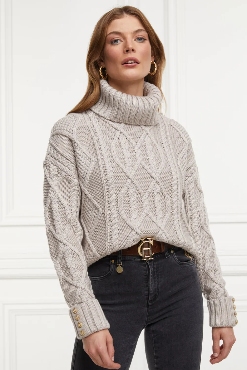 Holland Cooper Noveli Cable Knit<Women Knitwear