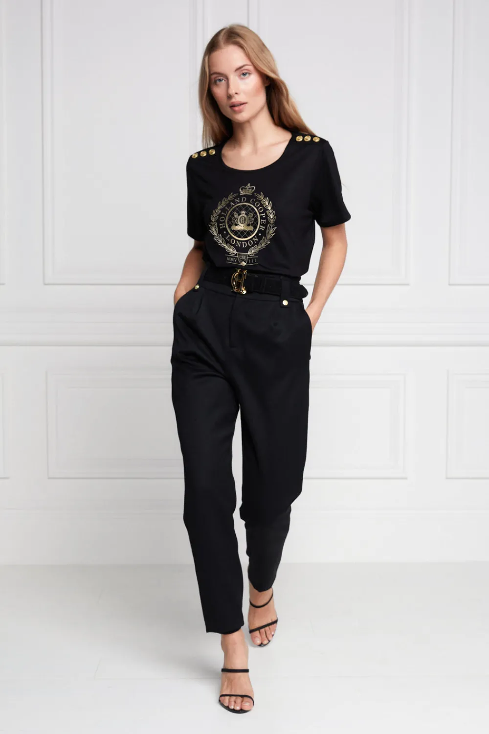 Holland Cooper Ornate Crest Tee<Women Tees
