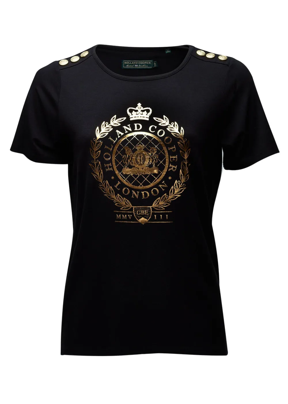Holland Cooper Ornate Crest Tee<Women Tees