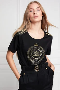 Holland Cooper Ornate Crest Tee<Women Tees