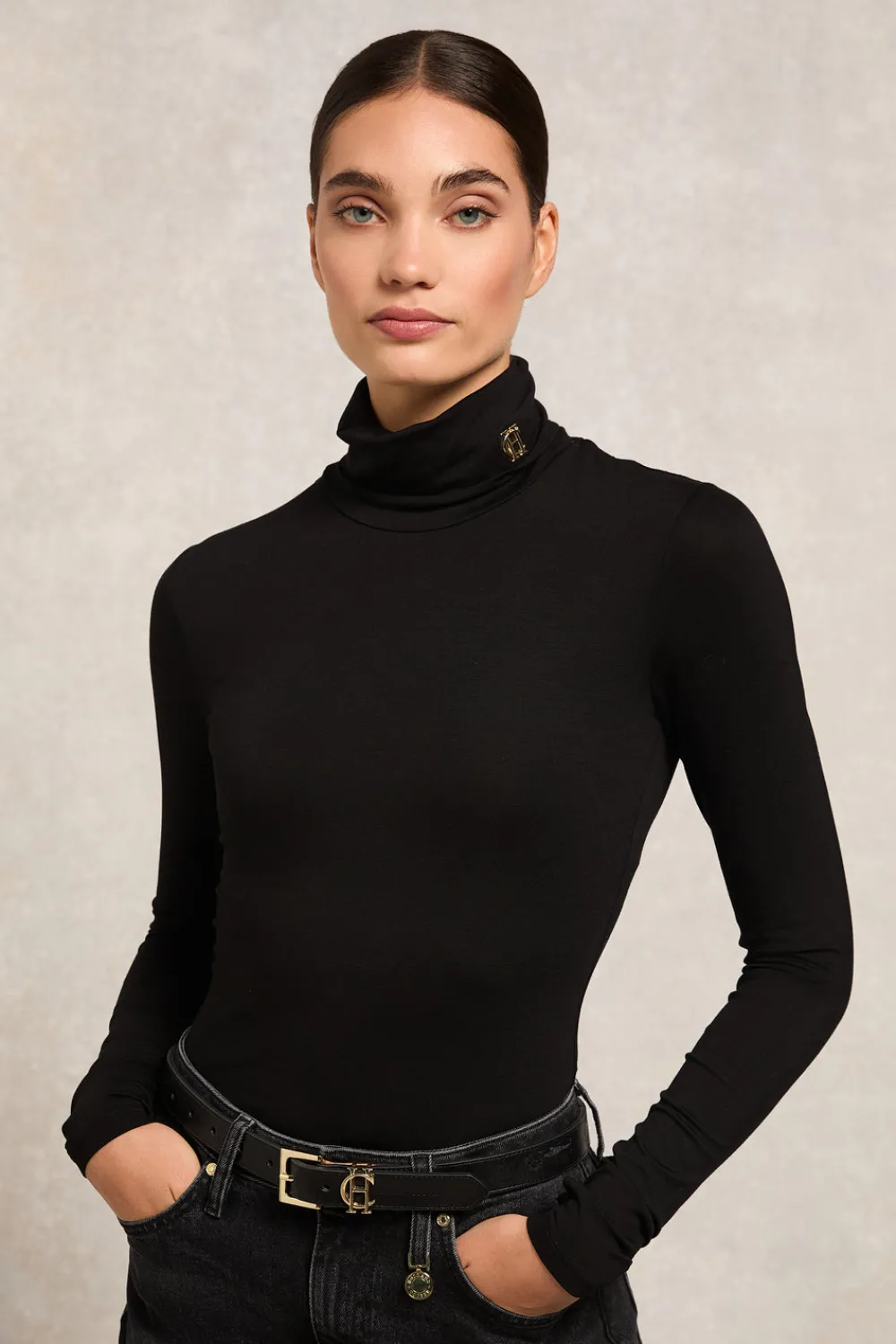 Holland Cooper Paige Roll Neck<Women Tops