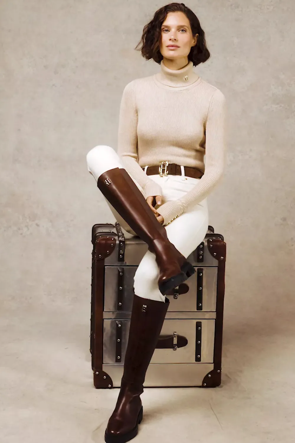 Holland Cooper Painswick Roll Neck Knit<Women Knitwear