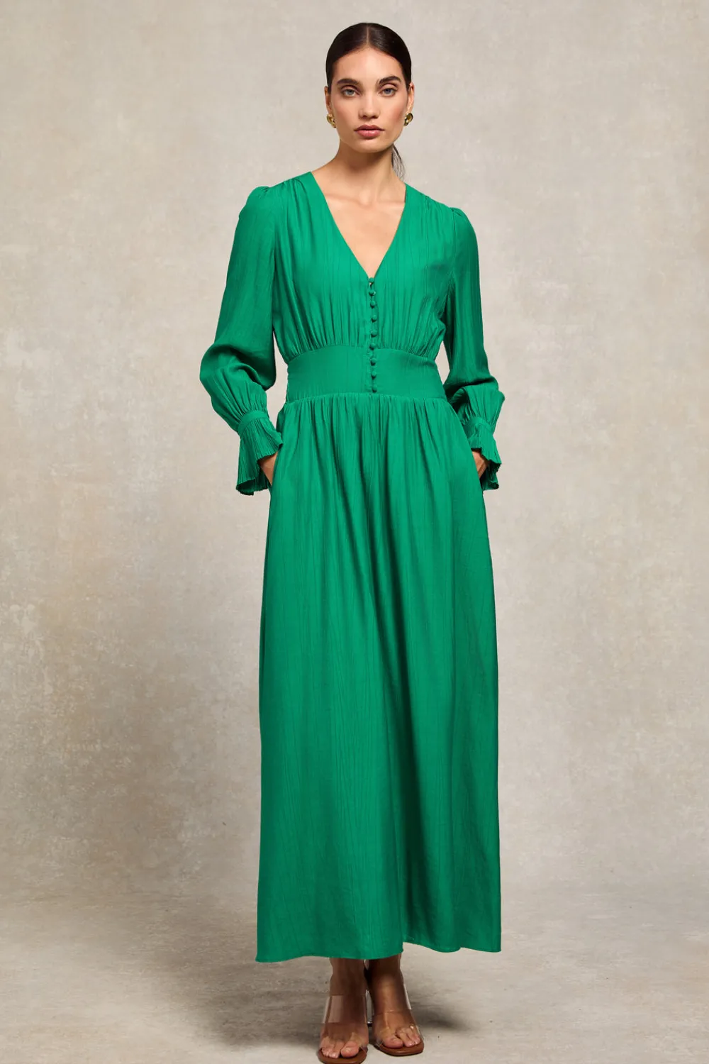 Holland Cooper Phoebe V-Neck Maxi Dress<Women Dresses