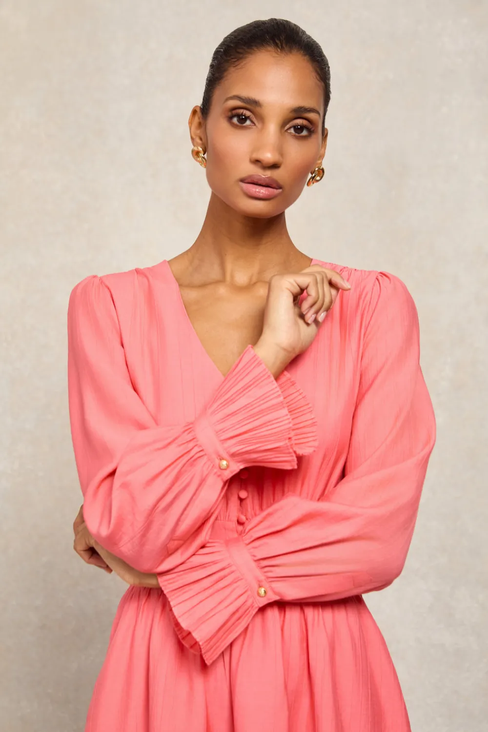 Holland Cooper Phoebe V-Neck Mini Dress<Women Dresses