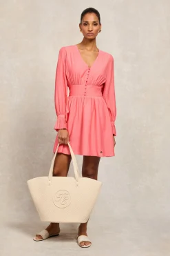 Holland Cooper Phoebe V-Neck Mini Dress<Women Dresses