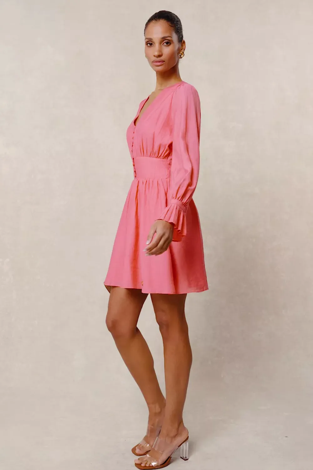 Holland Cooper Phoebe V-Neck Mini Dress<Women Dresses