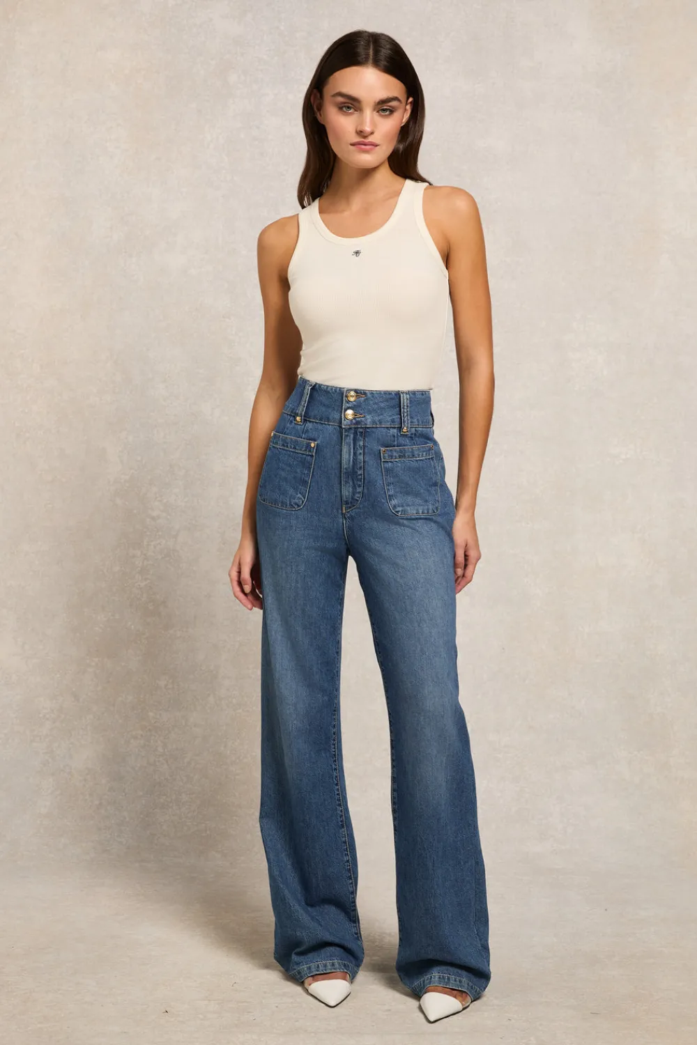 Holland Cooper Rebecca Rib Tank<Women Tops