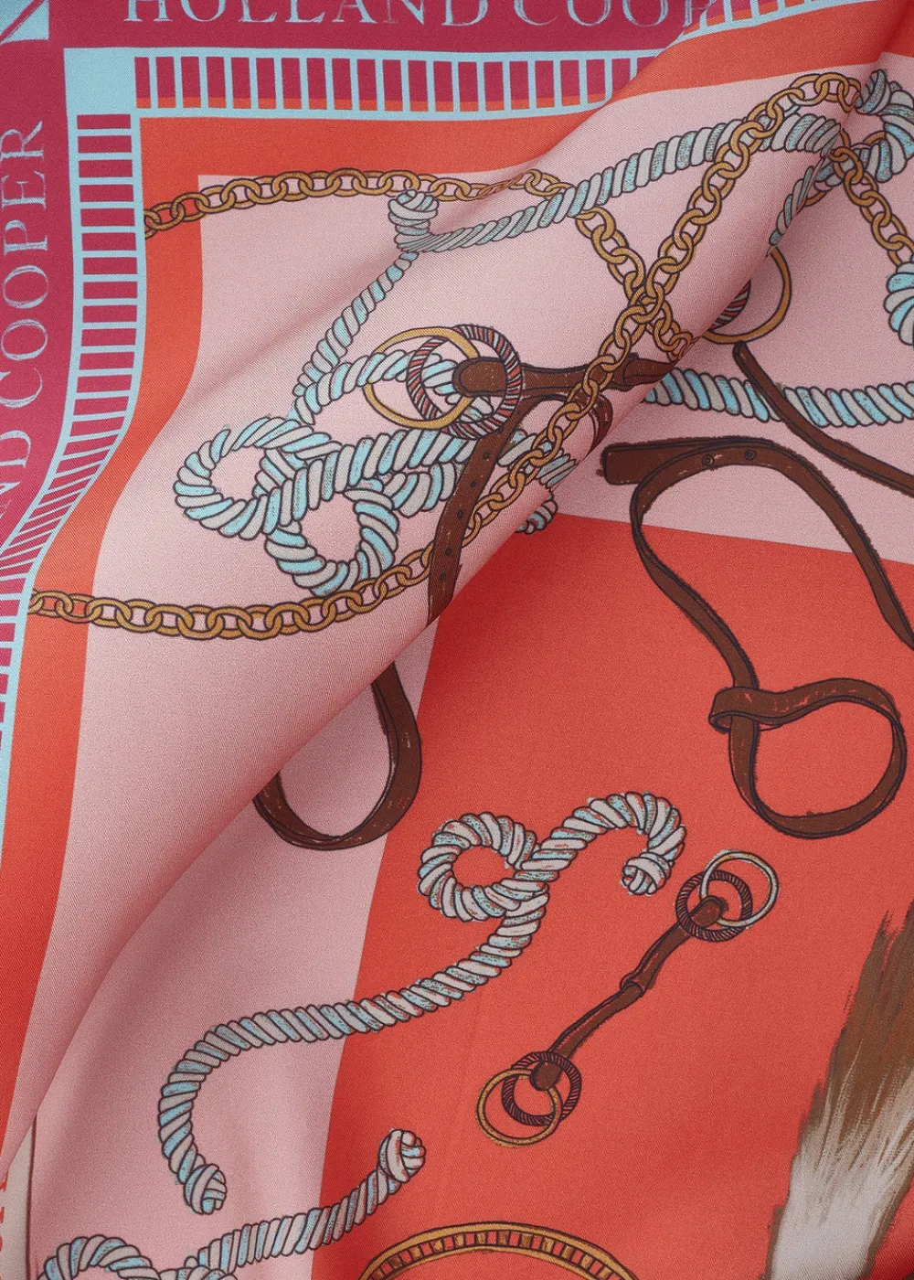 Holland Cooper Regal Horse Silk Scarf<Women Scarves|Scarves