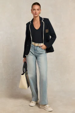 Holland Cooper Relax Fit V-Neck Tee<Women Tees|Tops