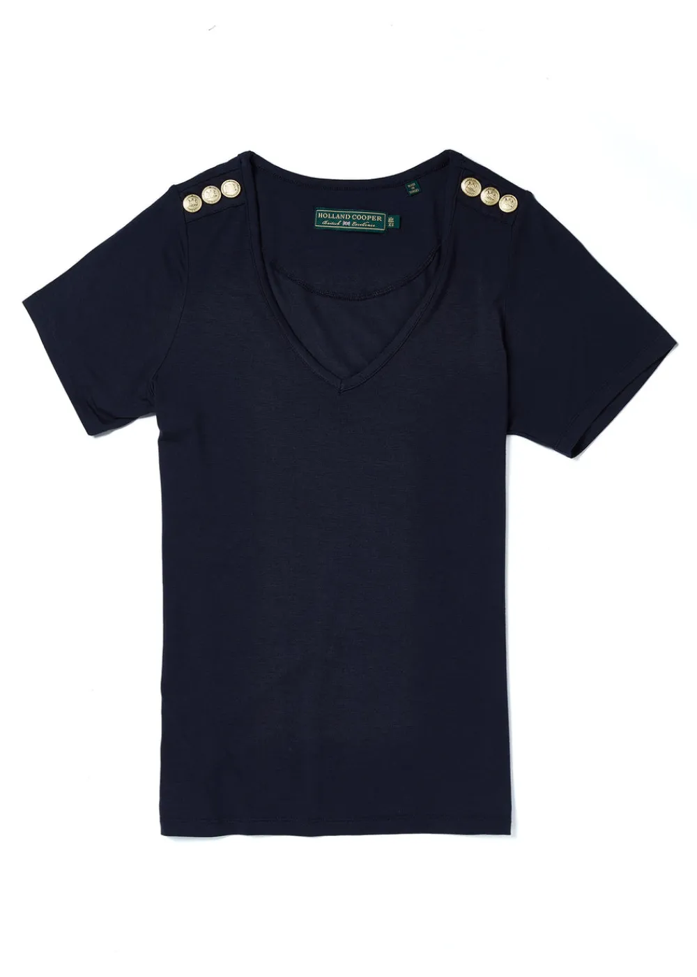 Holland Cooper Relax Fit V-Neck Tee<Women Tees|Tops