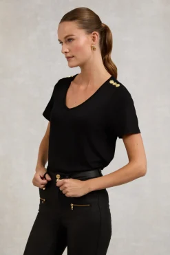 Holland Cooper Relax Fit V-Neck Tee<Women Tees|Tops