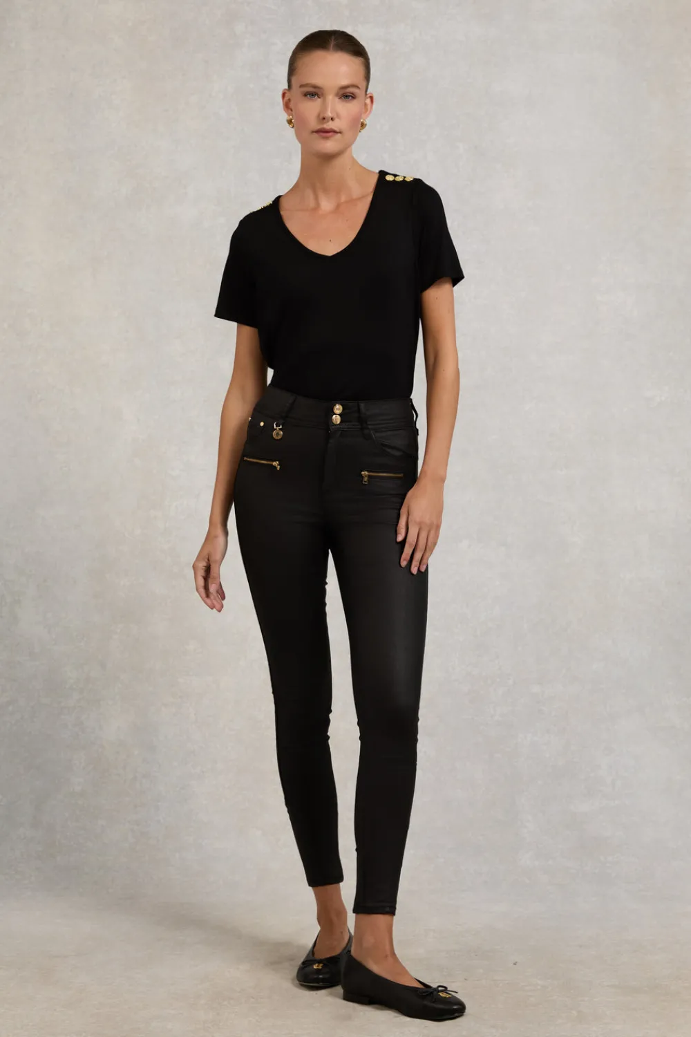 Holland Cooper Relax Fit V-Neck Tee<Women Tees|Tops