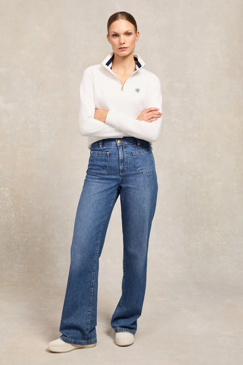 Holland Cooper Retro Trainer<Women Trainers