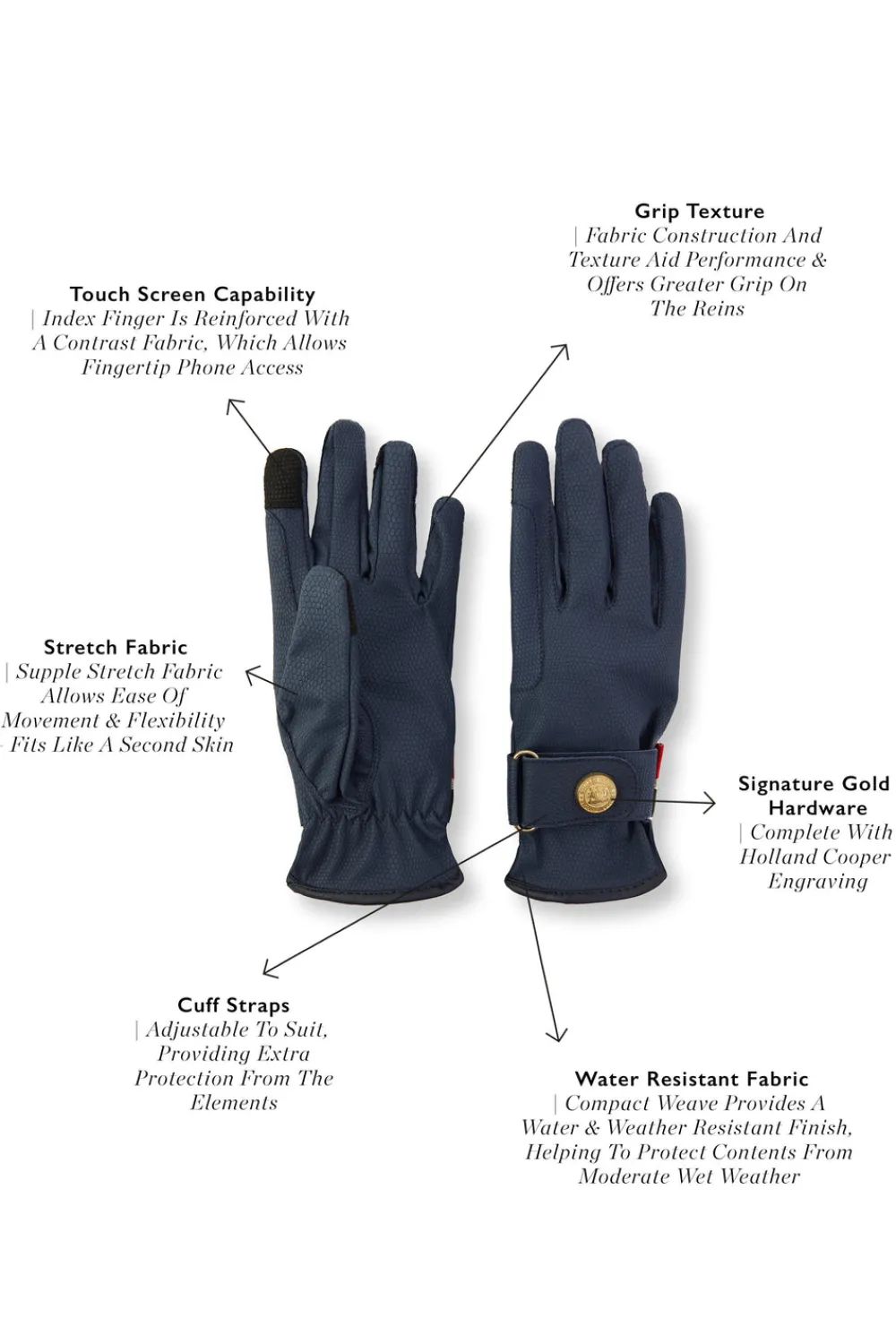 Holland Cooper Riding Glove< Riding Gloves