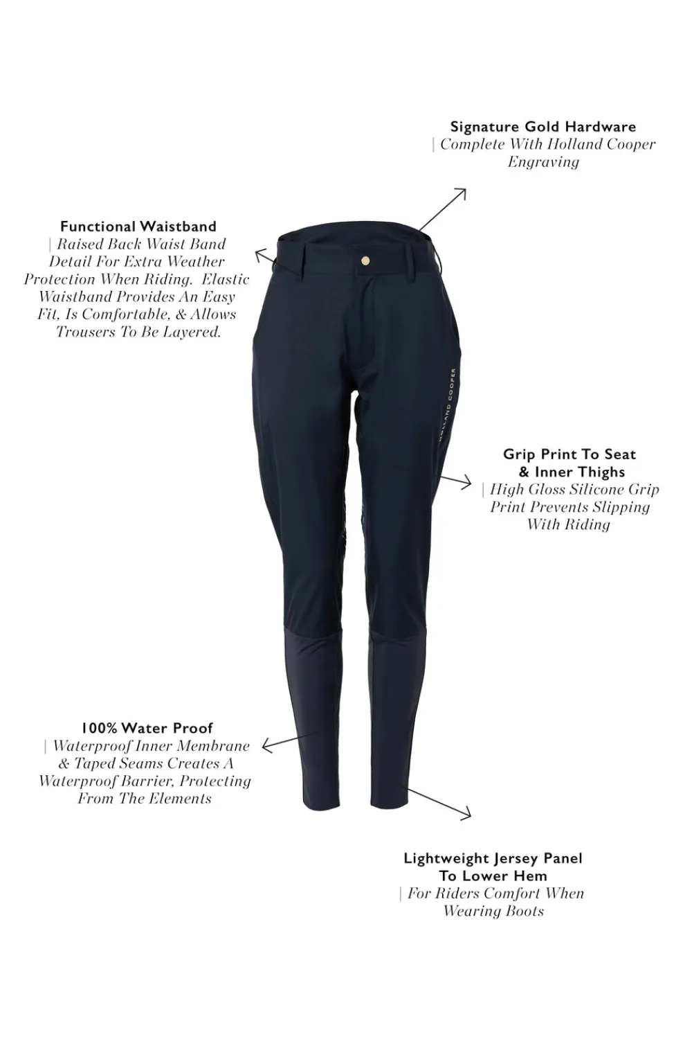Holland Cooper Riding Shell Trousers< Waterproof Trousers