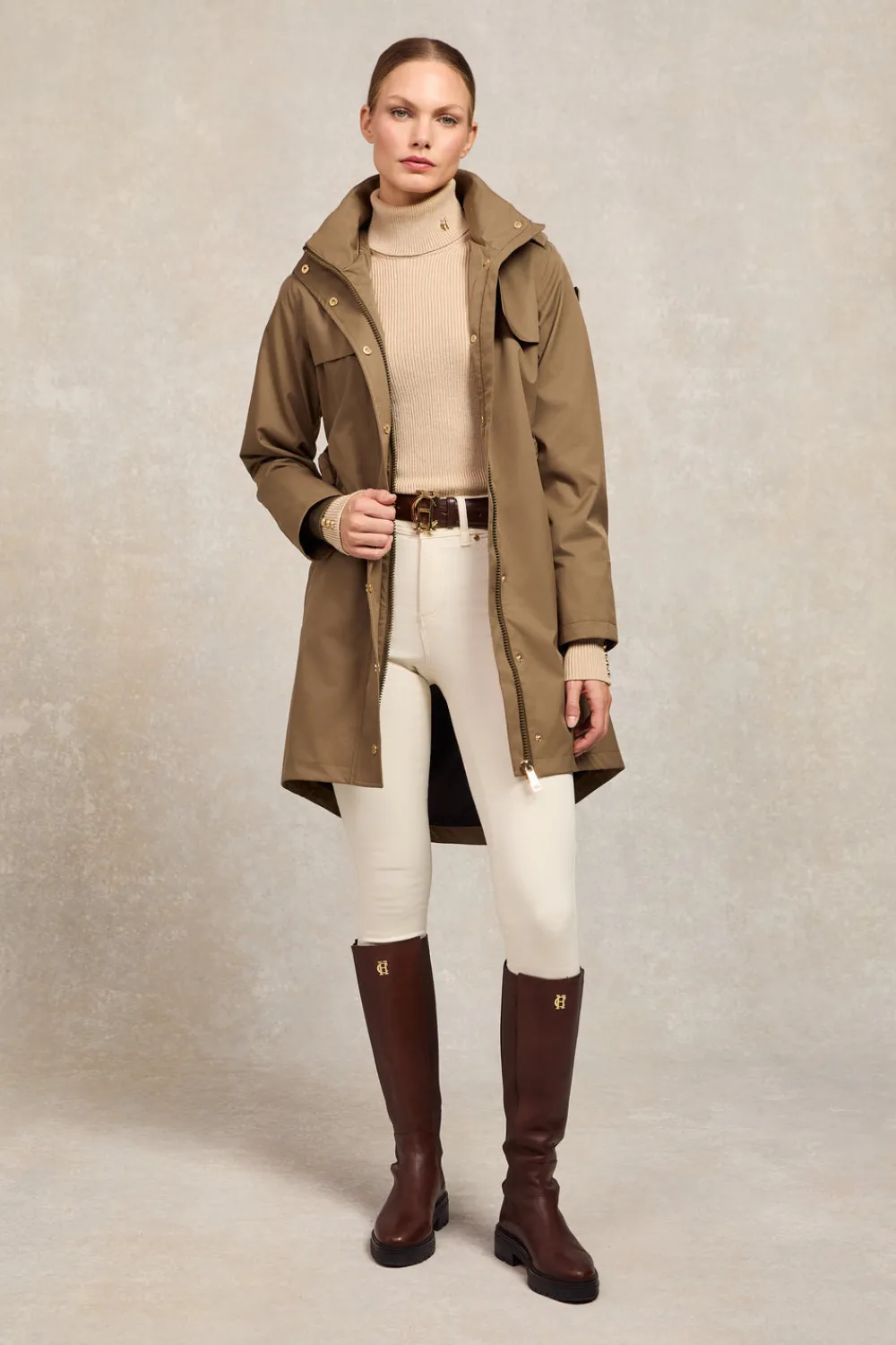 Holland Cooper Rosedale Waterproof Parka<Women Coats