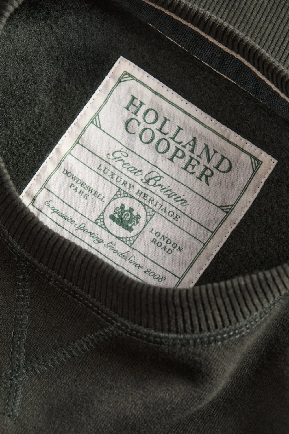 Holland Cooper Script Crew Sweat<Women Hoodies & Sweatshirts|Sweatshirts