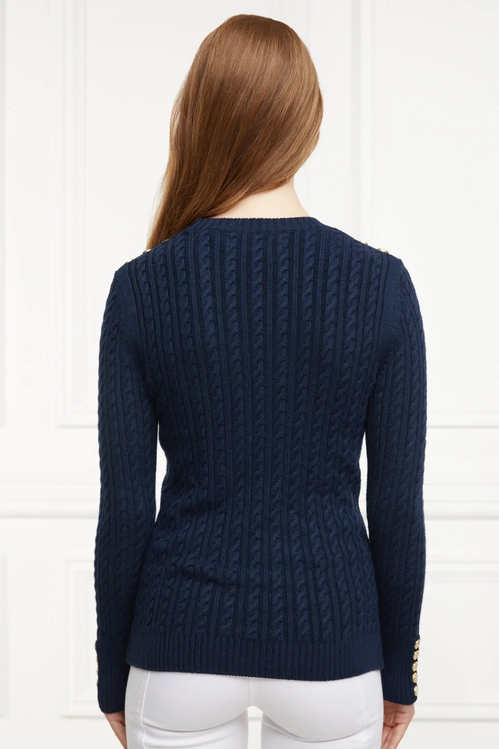 Holland Cooper Seattle Cable Crew Knit<Women Knitwear