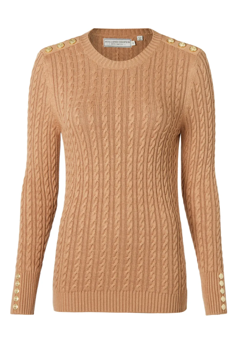 Holland Cooper Seattle Cable Crew Knit<Women Knitwear