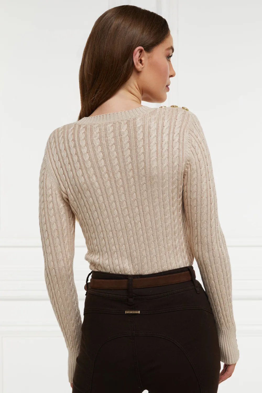 Holland Cooper Seattle Cable Crew Knit<Women Knitwear