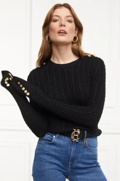 Holland Cooper Seattle Cable Crew Knit<Women Knitwear