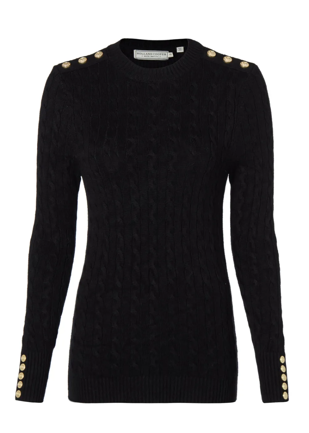 Holland Cooper Seattle Cable Crew Knit<Women Knitwear