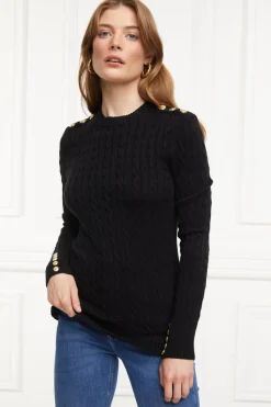 Holland Cooper Seattle Cable Crew Knit<Women Knitwear