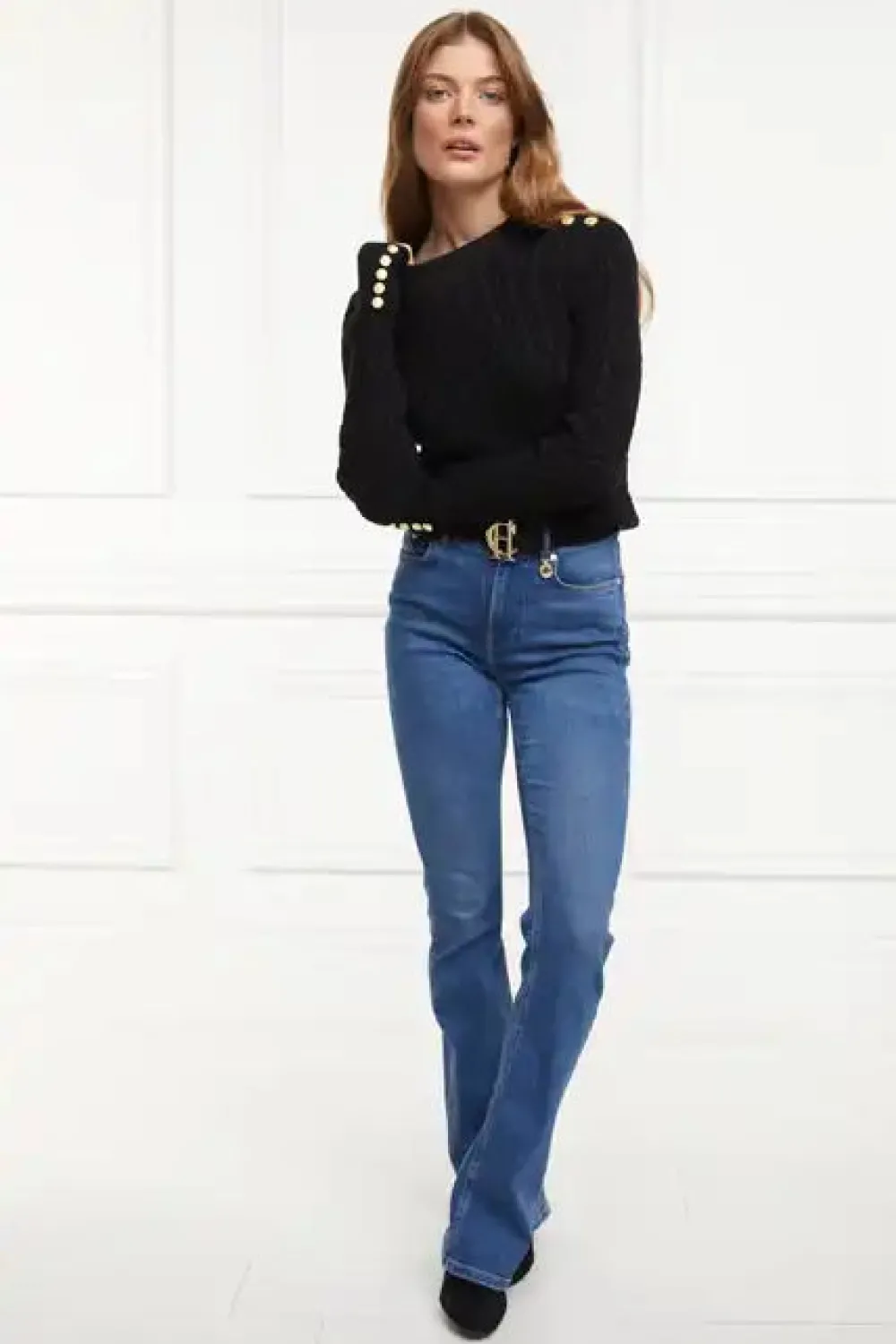 Holland Cooper Seattle Cable Crew Knit<Women Knitwear