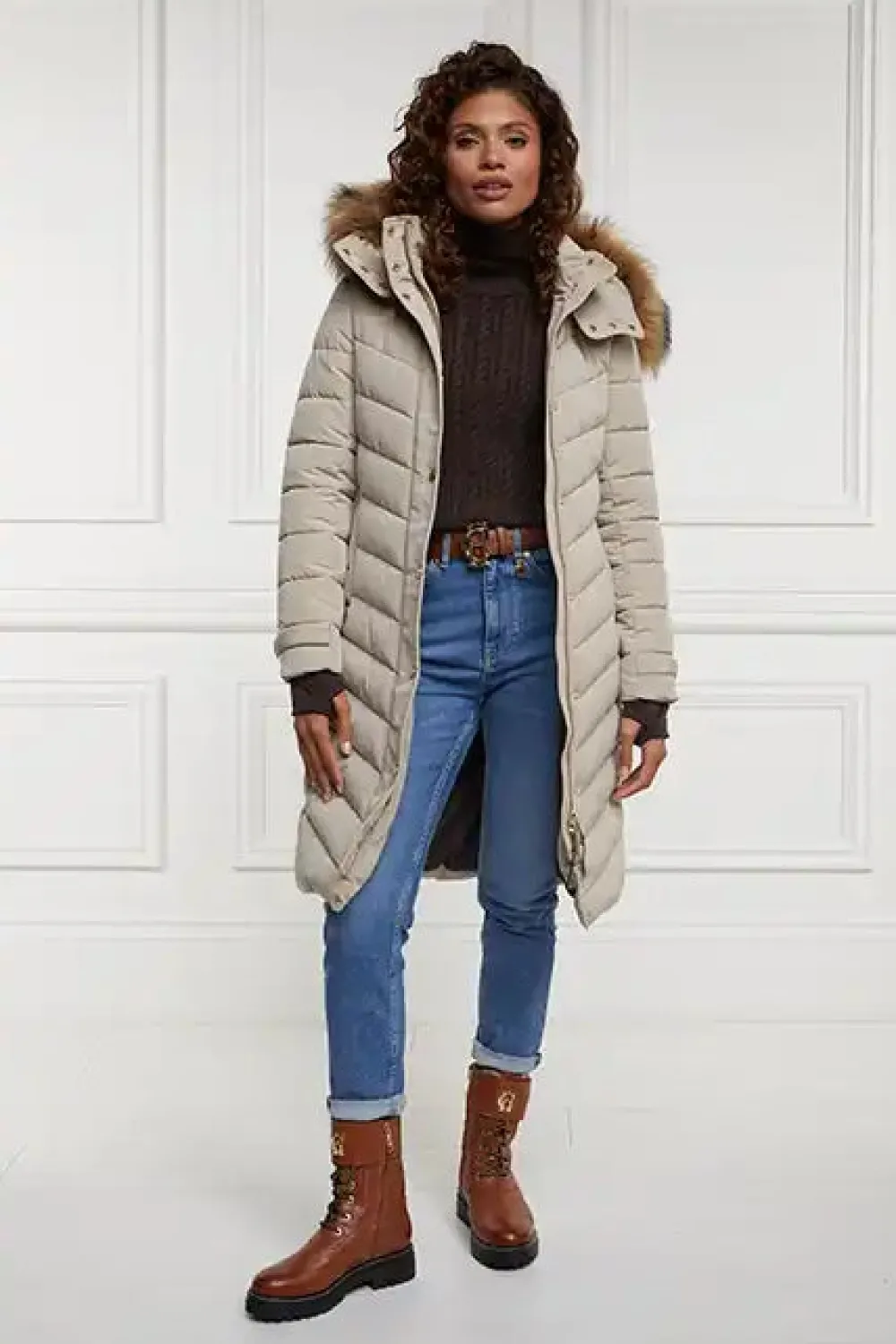 Holland Cooper Seattle Roll Neck Cable Knit<Women Knitwear