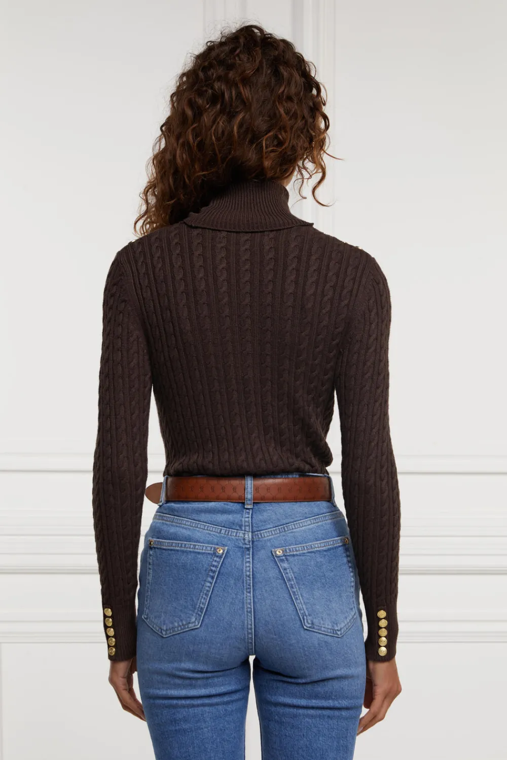 Holland Cooper Seattle Roll Neck Cable Knit<Women Knitwear