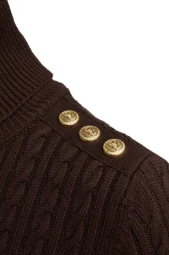 Holland Cooper Seattle Roll Neck Cable Knit<Women Knitwear